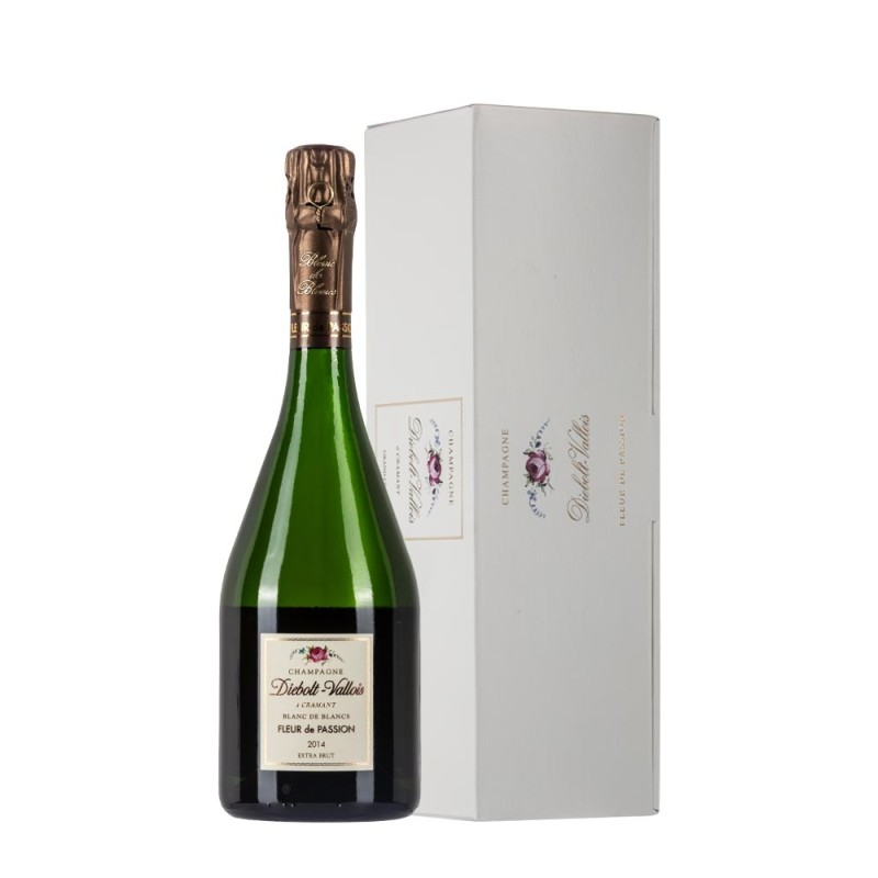 Bottiglia di Diebolt-Vallois Fleur De Passion 2014 con astuccio da 0.75l