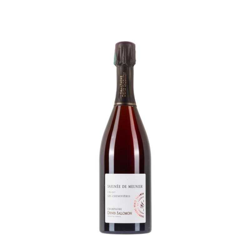 Bottiglia di champagne Denis Salomon Saignée De Meunier Les Chenevières 2022 da 0.75l Bottiglia di champagne Denis Salomon Saignée De Meunier Les Chenevières 2022 da 0.75l