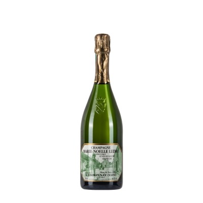 Bottiglia di champagne Marie Noëlle Ledru Blanc de Noire Goulté 2016 da 0.75l