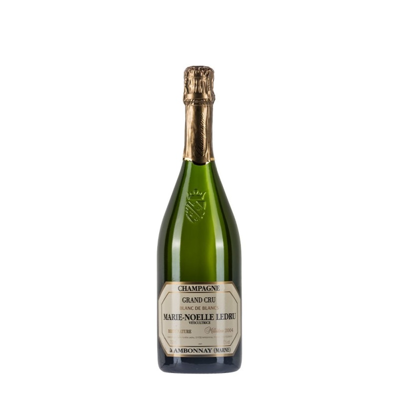 Bottiglia di champagne Marie Noëlle Ledru Blanc de Blancs 2004 da 0.75l Bottiglia di champagne Marie Noëlle Ledru Blanc de Blancs 2004 da 0.75l