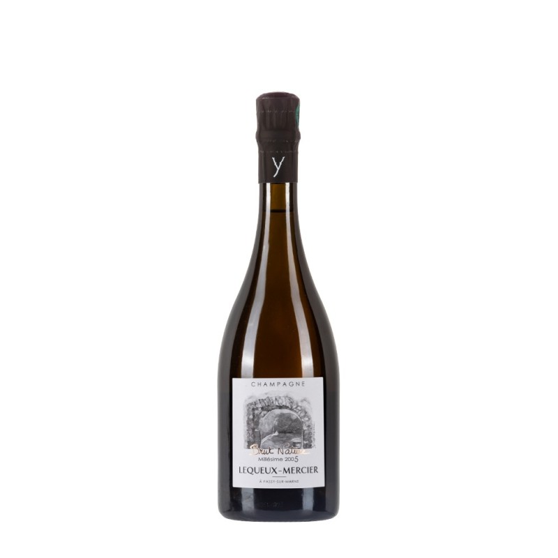 Bottiglia di champagne Lequeux-Mercier Brut Nature 2005 da 0.75l Bottiglia di champagne Lequeux-Mercier Brut Nature 2005 da 0.75l