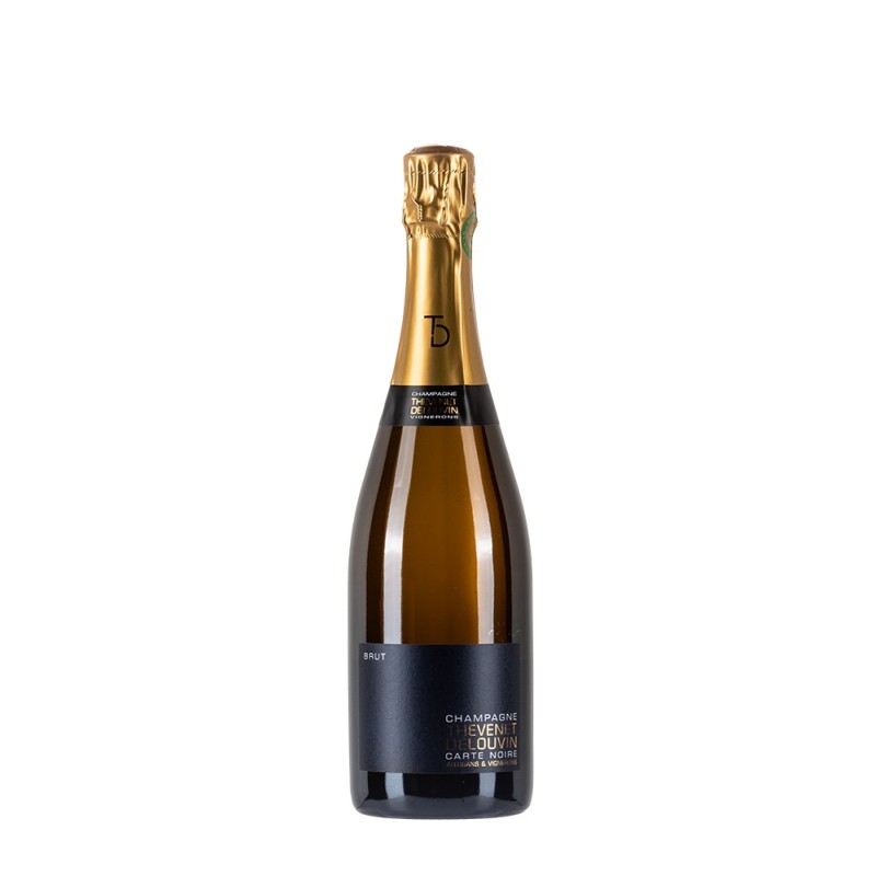 Bottiglia di champagne Thevenet Delouvin Carte Noire Brut Bottiglia di champagne Thevenet Delouvin Carte Noire Brut