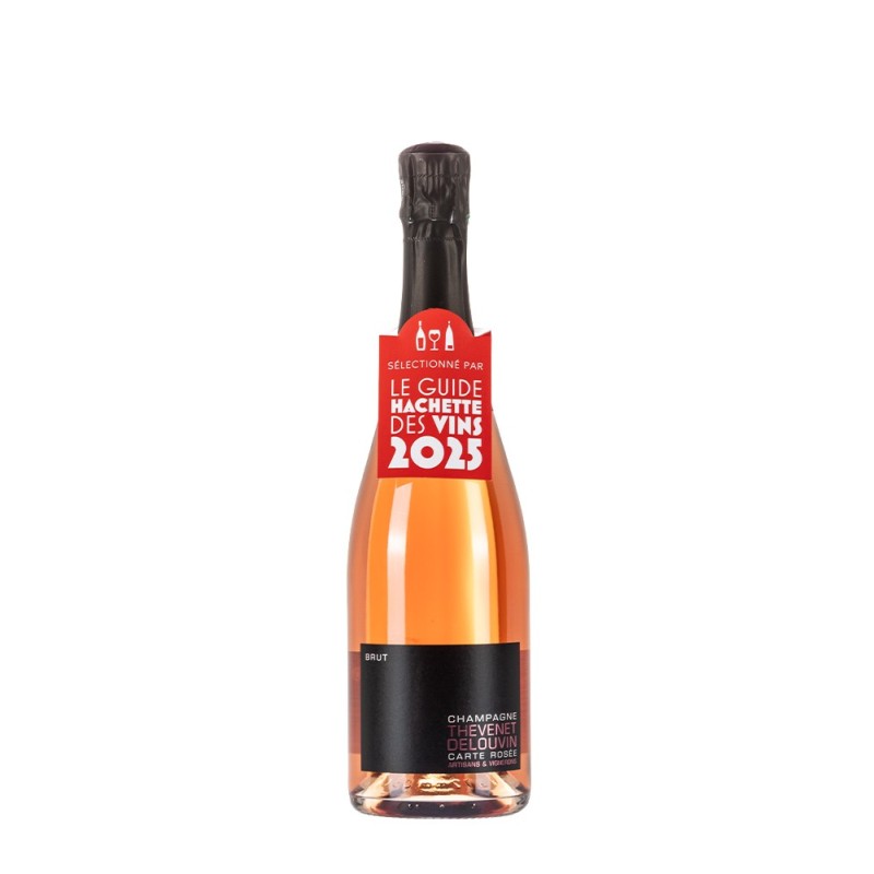 Bottiglia di champagne Thevenet Delouvin Carte Rosée da 0,75l Bottiglia di champagne Thevenet Delouvin Carte Rosée da 0,75l