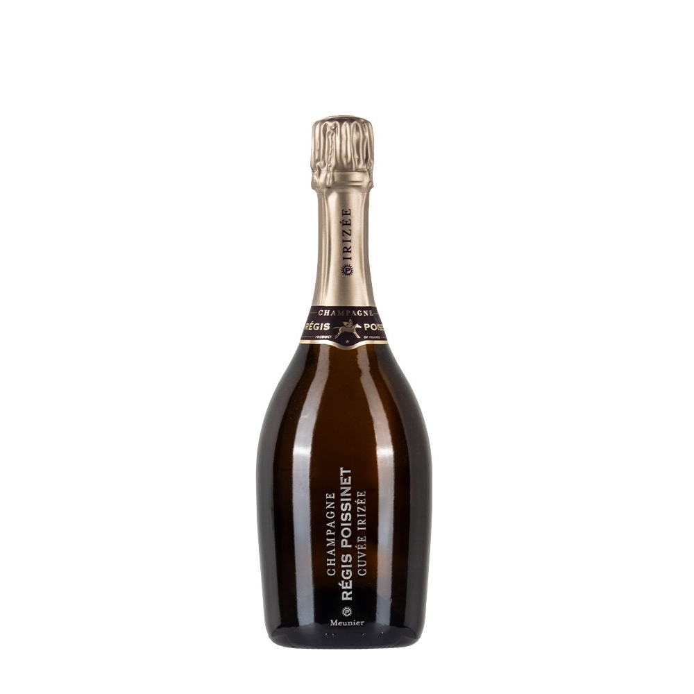 Bottiglia di champagne Regis Poissinet Cuvée Irizée Meunier da 0.75l