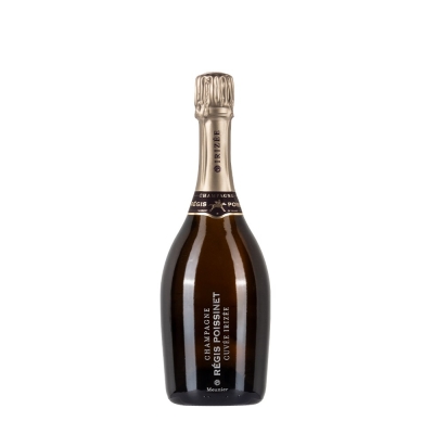 Bottiglia di champagne Regis Poissinet Cuvée Irizée Meunier da 0.75l