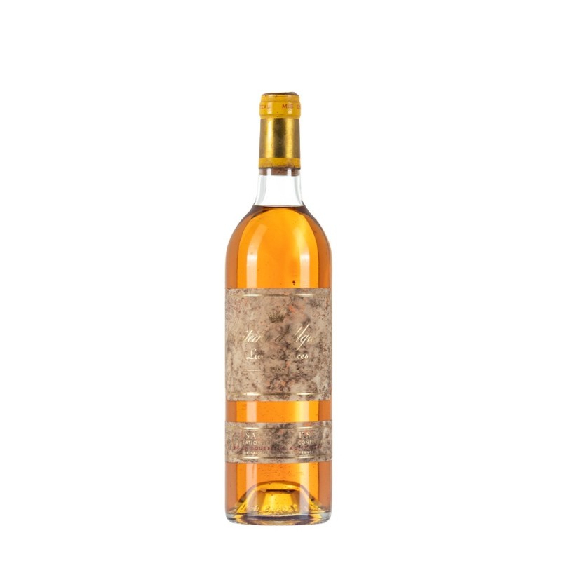 Bottiglia di Chateau D'Yquem annata 1985, Vino Bianco Passito dolce da 0,75l Bottiglia di Chateau D'Yquem annata 1985, Vino Bianco Passito dolce da 0,75l