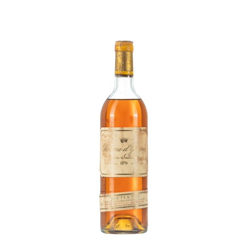 Bottiglia di Chateau D'Yquem annata 1979, Vino Bianco Passito dolce da 0,75l Bottiglia di Chateau D'Yquem annata 1979, Vino Bianco Passito dolce da 0,75l