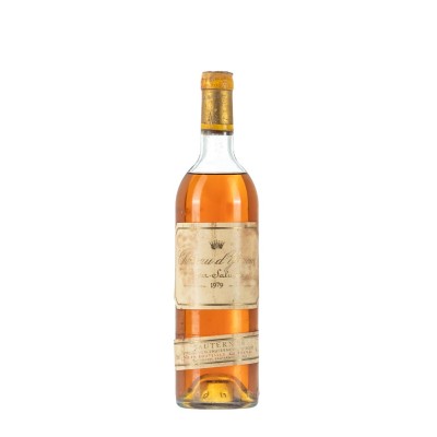 Bottiglia di Chateau D'Yquem annata 1979, Vino Bianco Passito dolce da 0,75l