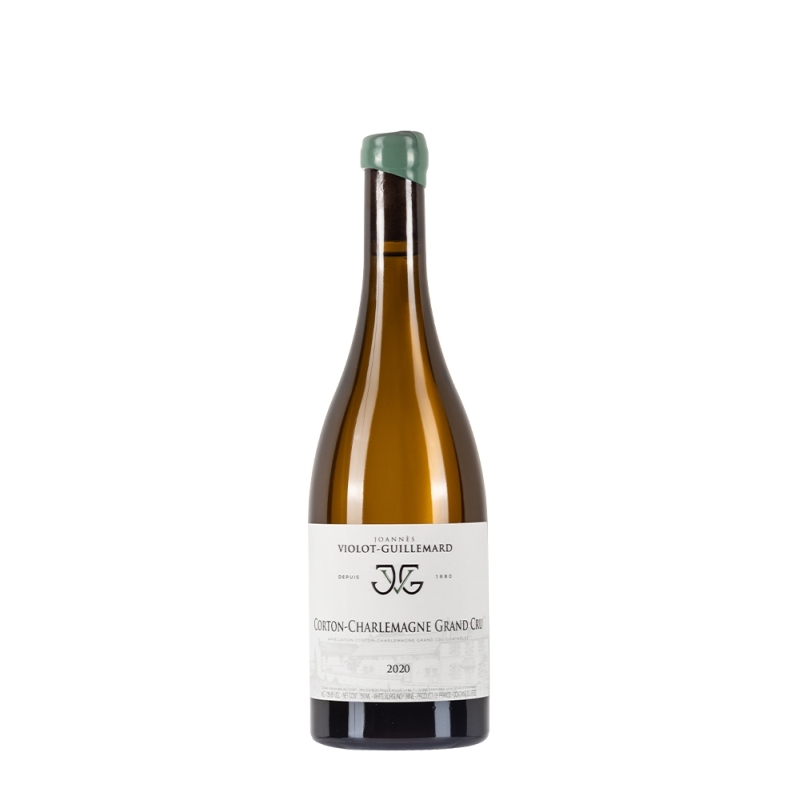 Bottiglia di Borgogna bianco Violot-Guillemard Corton Charlemagne 2020 Grand Cru da 0,75l Bottiglia di Borgogna bianco Violot-Guillemard Corton Charlemagne 2020 Grand Cru da 0,75l