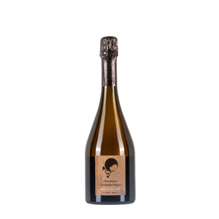 Bottiglia di champagne Christophe Mignon Adn De Foudre Pinot Noir da 0,75l
