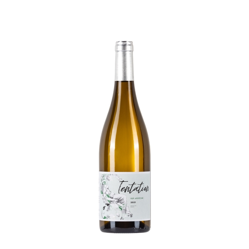 Bottiglia di vino bianco Les Amoureuses Tentation Blanc 2021 da 0,75l Bottiglia di vino bianco Les Amoureuses Tentation Blanc 2021 da 0,75l