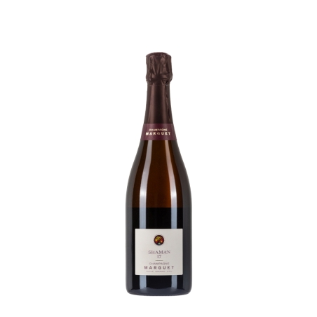 Bottiglia di champagne Marguet Shaman Rosè 17 da 0,75l