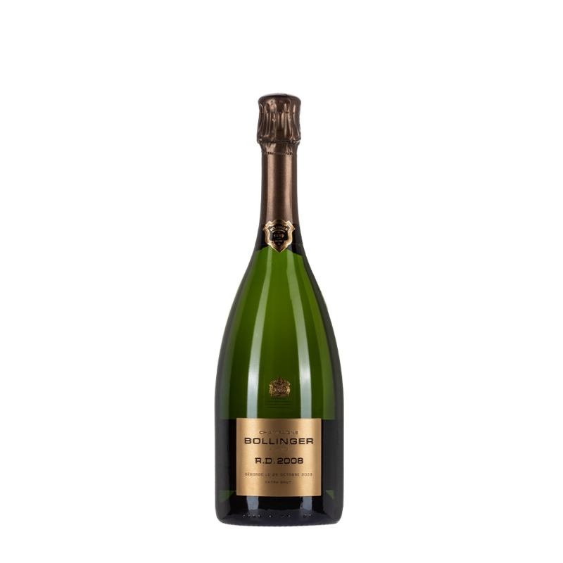 Bottiglia di champagne Bollinger R.D. 2008 da 0,75l Bottiglia di champagne Bollinger R.D. 2008 da 0,75l