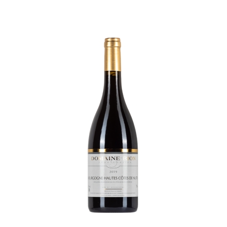 Bottiglia di borgogna rosso Domaine Rion Bourgogne Hautes Côtes de Nuits Rouge 2019 da 0,75l