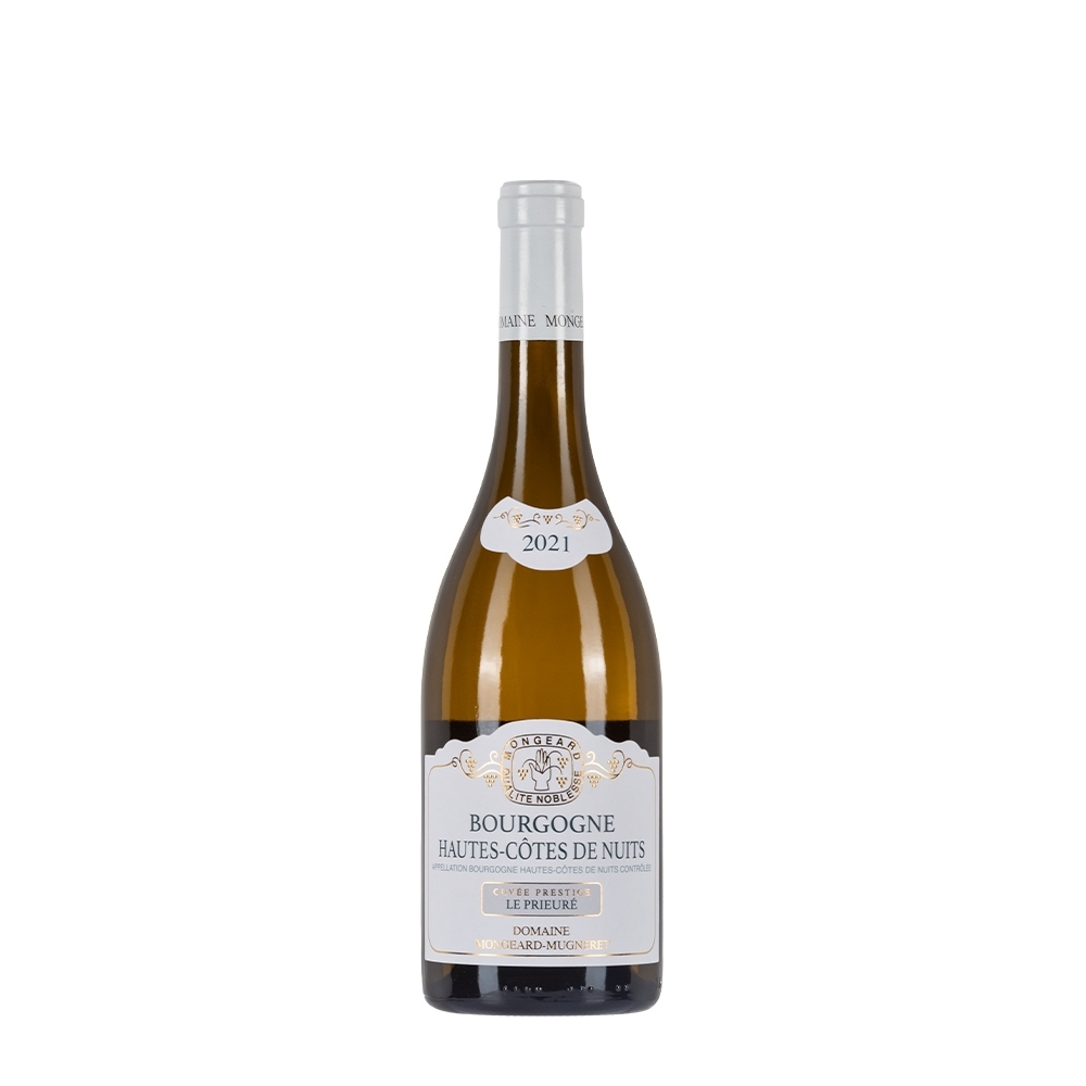 Bottiglia di Mongeard-Mugneret Hautes-Côtes de Nuits Blanc 2021 Cuvée Prestige Le Prieuré da 0,75l