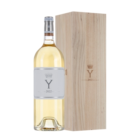 Magnum di Chateau D'Yquem "Y" 2022 in cassa legno da 1.5l