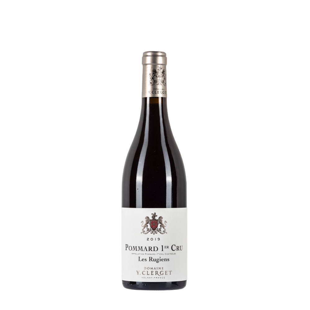 Bottiglia di Y. Clerget Pommard Les Rugiens 2019 1er Cru da 0,75l