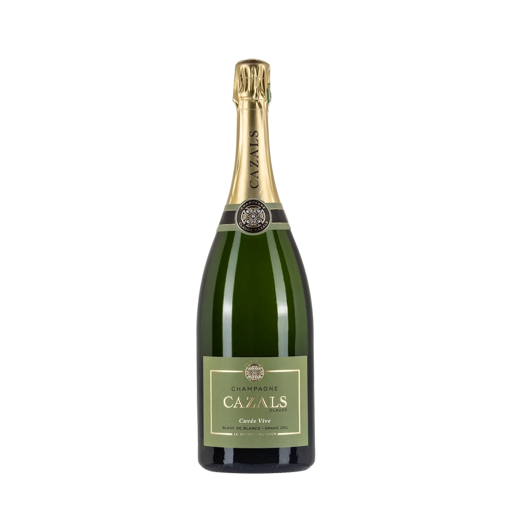 Claude Cazals Cuvée Vive Blanc de Blancs Grand Cru Magnum - Bwineshop