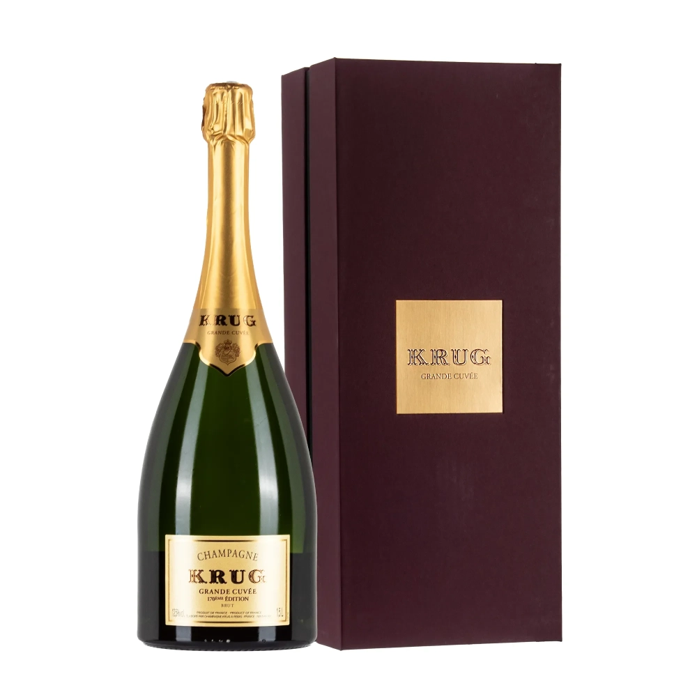 Krug Grande Cuvée 170ème Edition Magnum bottiglia 1.5L con astuccio - Bwineshop