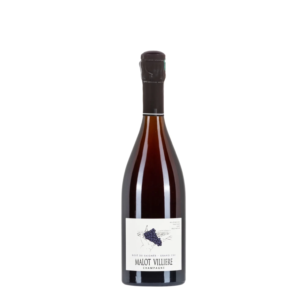 Malot-Villière Rosé de Saignée Grand Cru 2020 Brut Nature bottiglia 75cl – Bwineshop