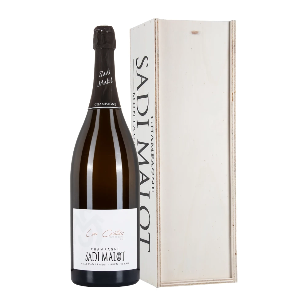 Sadi Malot Les Crêtes Jéroboam 3L con cassa legno – Bwineshop
