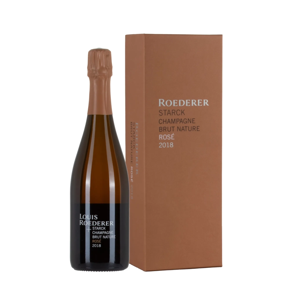 Louis Roederer Starck Brut Nature Rosé 2018 bottiglia 75cl con astuccio – Bwineshop
