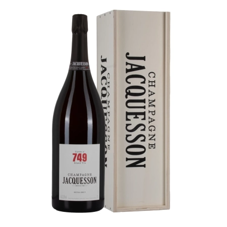 Jacquesson Cuvée 749 Jeroboam 3L in cassa legno – Bwineshop
