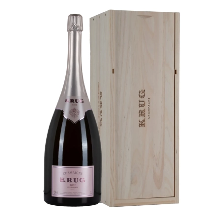 Krug Rosé 24ème Édition Jeroboam 3L in cassa legno – Bwineshop