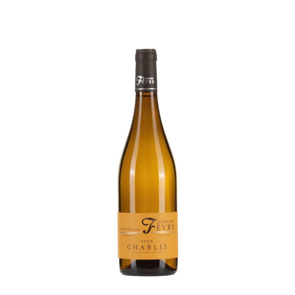 Nathalie & Gilles Fèvre Chablis 2025 bottiglia 75cl – Bwineshop