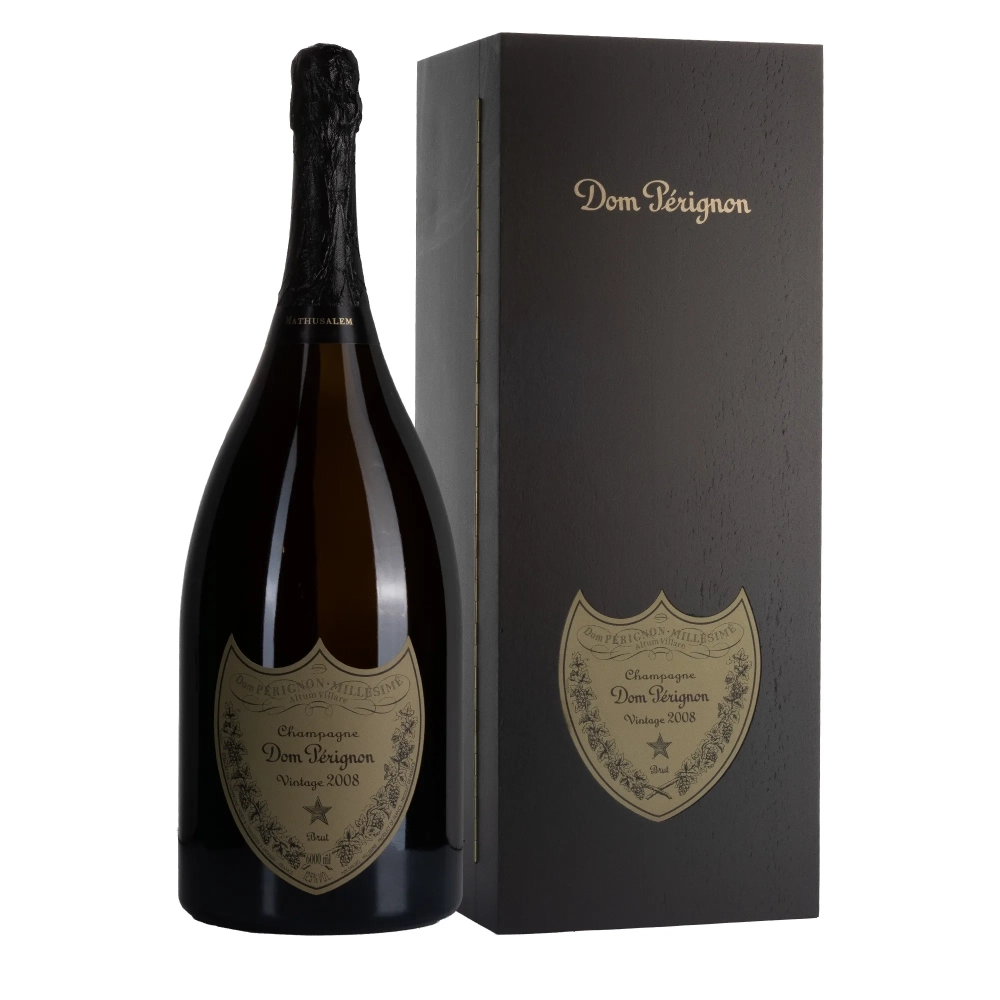 Dom Pérignon 2008 Mathusalem 6L in cassa legno – Bwineshop