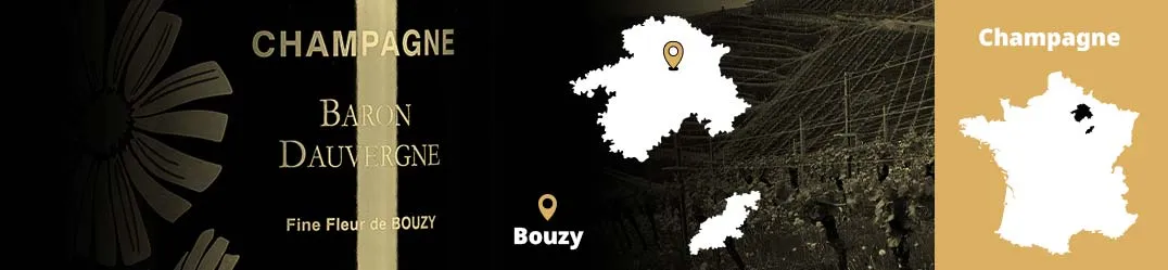 Champagne Baron Dauvergne Bouzy Grand Cru Pinot Noir Montagne de Reims