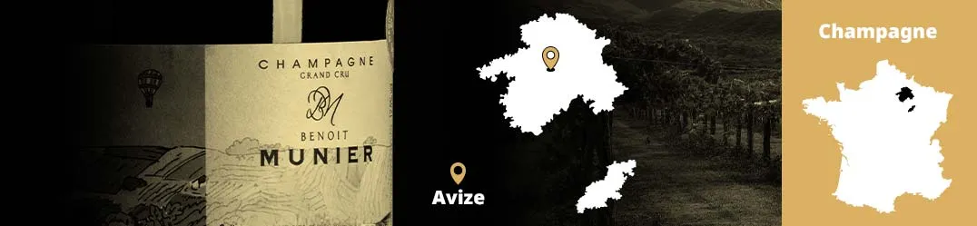 Champagne Benoît Munier Côte des Blancs Cuis Grand Cru Chardonnay Biologico