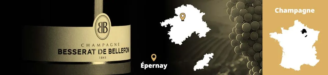 Champagne Besserat de Bellefon Épernay 1843 gastronomia spuma finezza
