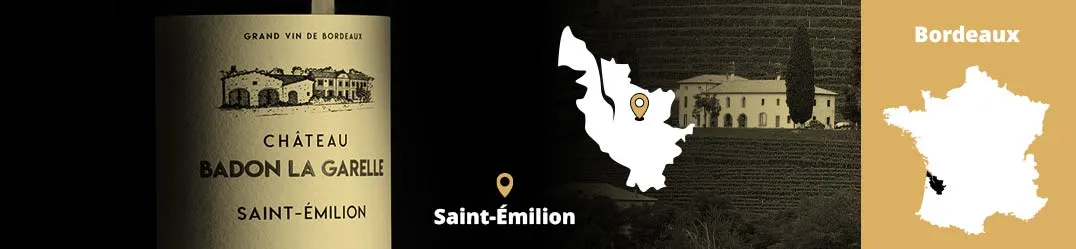 Château Badon La Garelle Saint-Émilion Grand Cru Merlot Cabernet Franc vino rosso
