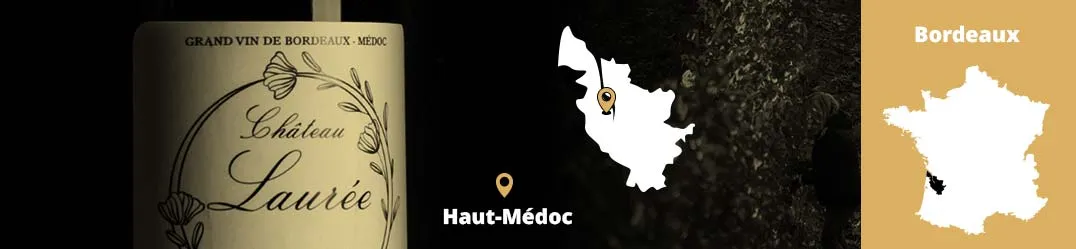 Château Laurée Haut-Médoc Bordeaux Cabernet Merlot vino rosso
