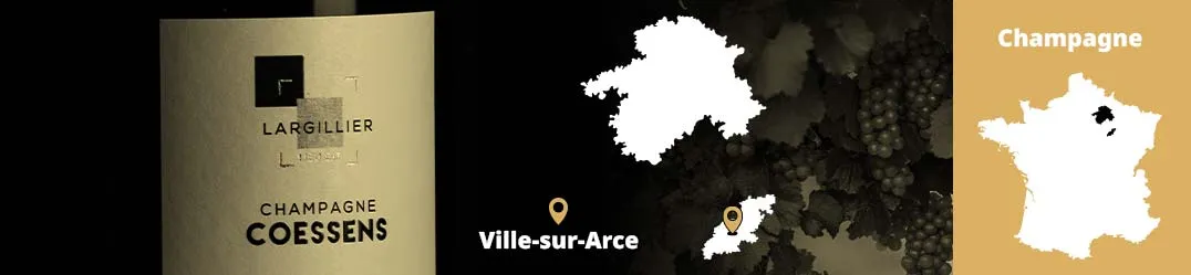 Champagne Coessens Ville-sur-Arce Pinot Noir Lieu-dit Largillier Côte des Bar terroir