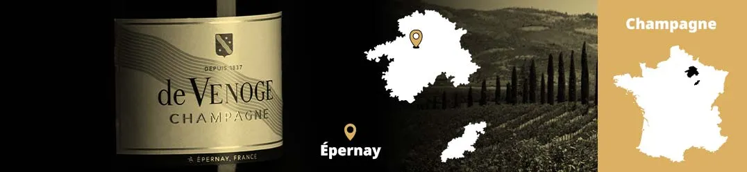 Champagne De Venoge Épernay Grand Cru Premier Cru eleganza freschezza caraffa