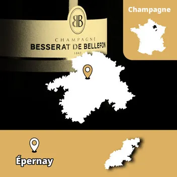 Champagne Besserat de Bellefon Épernay elegante gastronomia