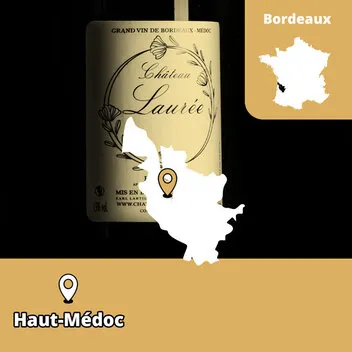 Château Laurée Haut-Médoc Bordeaux Cabernet Merlot vino rosso