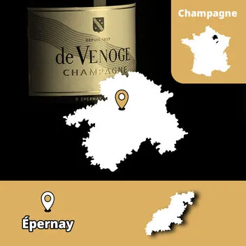 Champagne De Venoge Épernay Grand Cru Premier Cru eleganza freschezza caraffa