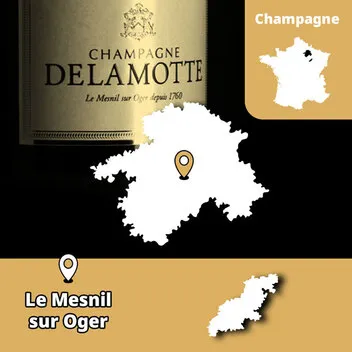 Champagne Delamotte Le Mesnil-sur-Oger Chardonnay Grand Cru mineralità purezza